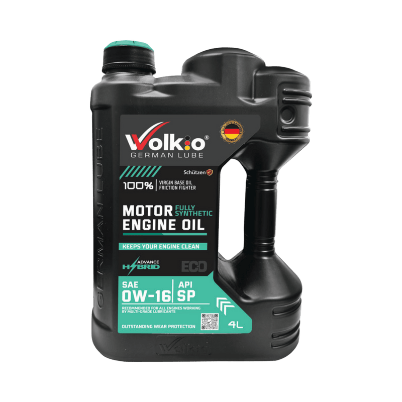 Volkio 0W-16 Full Synthetic Motor Oil, API SP & ILSAC GF-6, High-Performance Low-Viscosity Engine Oil for Petrol and Hybrid Passenger Cars-1