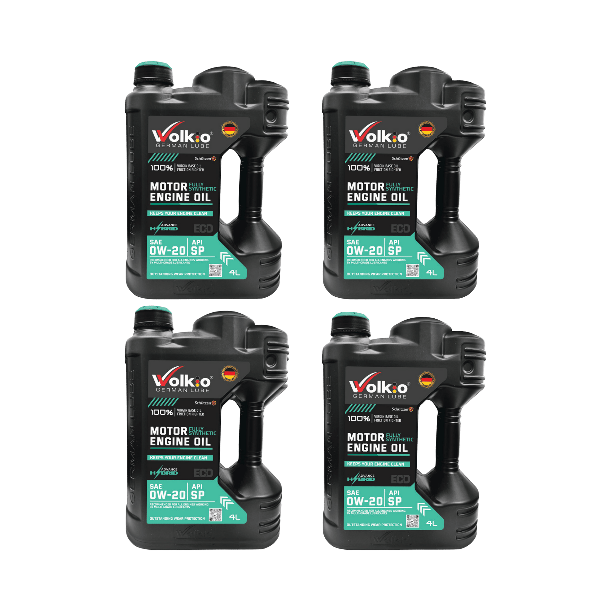 Volkio Full Synthetic 0W-20 Motor Engine Oil - API SP, ILSAC GF-6 - High-Performance Formula for Passenger Cars & Hybrids-4