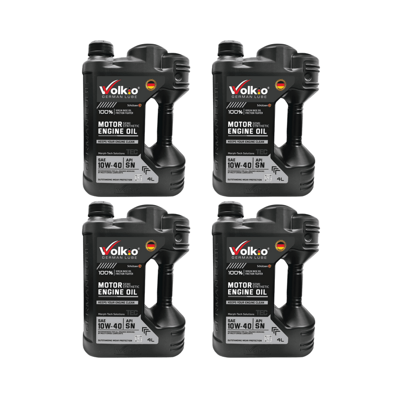 Volkio 10W-40 Semi-Synthetic Motor Engine Oil - API SN, ACEA A3/B4 - Premium Synthetic Technology Lubricant for Gasoline Passenger Cars-4