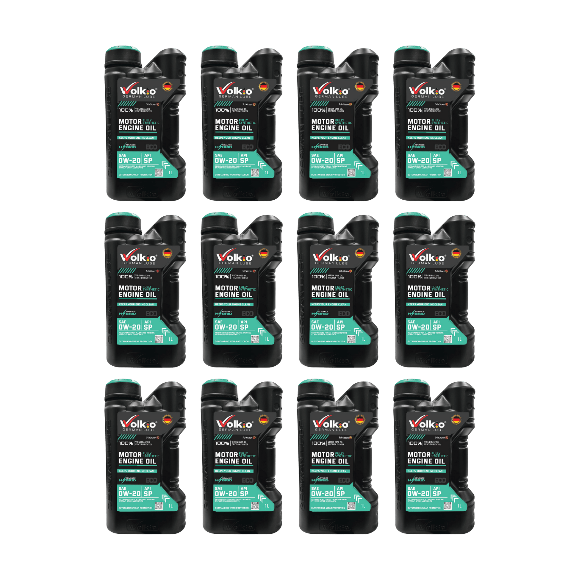 Volkio Full Synthetic 0W-20 Motor Engine Oil - API SP, ILSAC GF-6 - High-Performance Formula for Passenger Cars & Hybrids-3