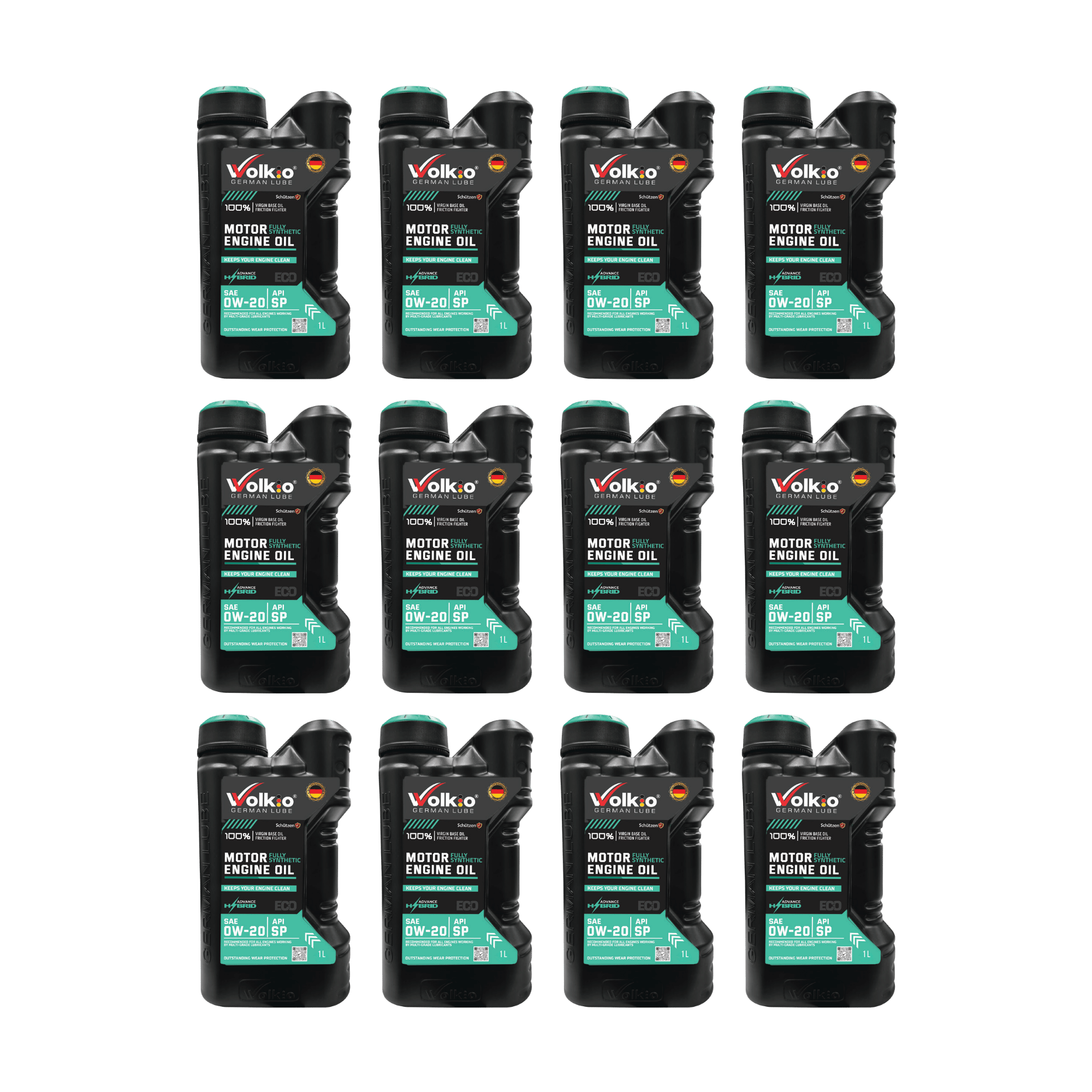 Volkio Full Synthetic 0W-20 Motor Engine Oil - API SP, ILSAC GF-6 - High-Performance Formula for Passenger Cars & Hybrids-3