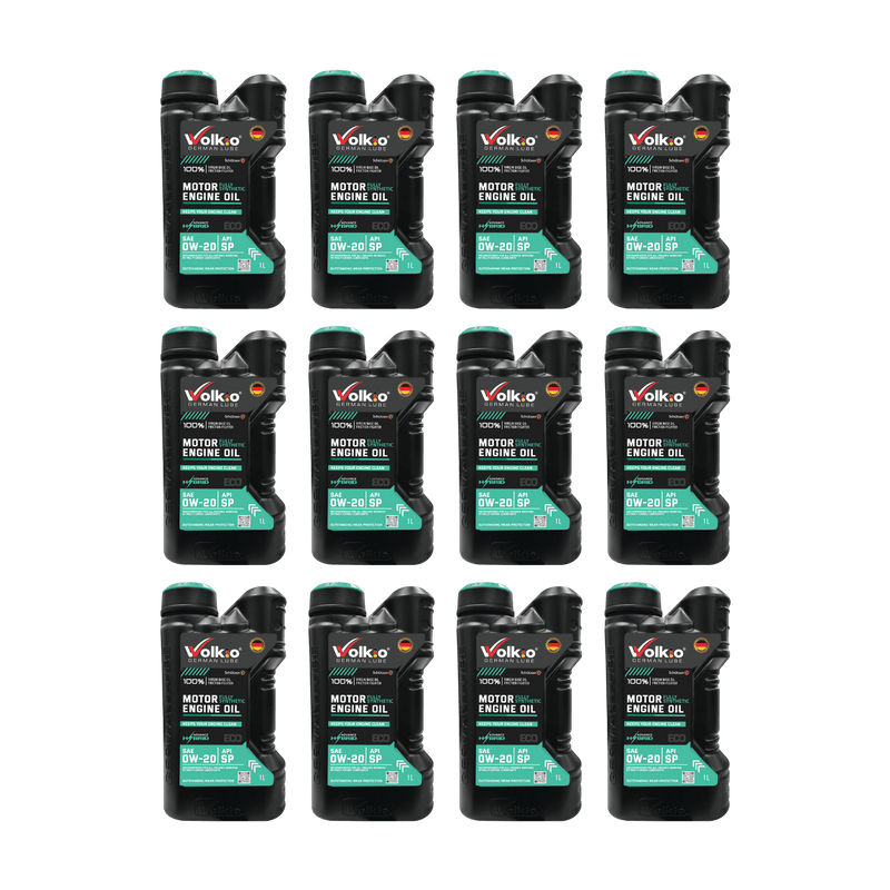 Volkio Full Synthetic 0W-20 Motor Engine Oil - API SP, ILSAC GF-6 - High-Performance Formula for Passenger Cars & Hybrids-3