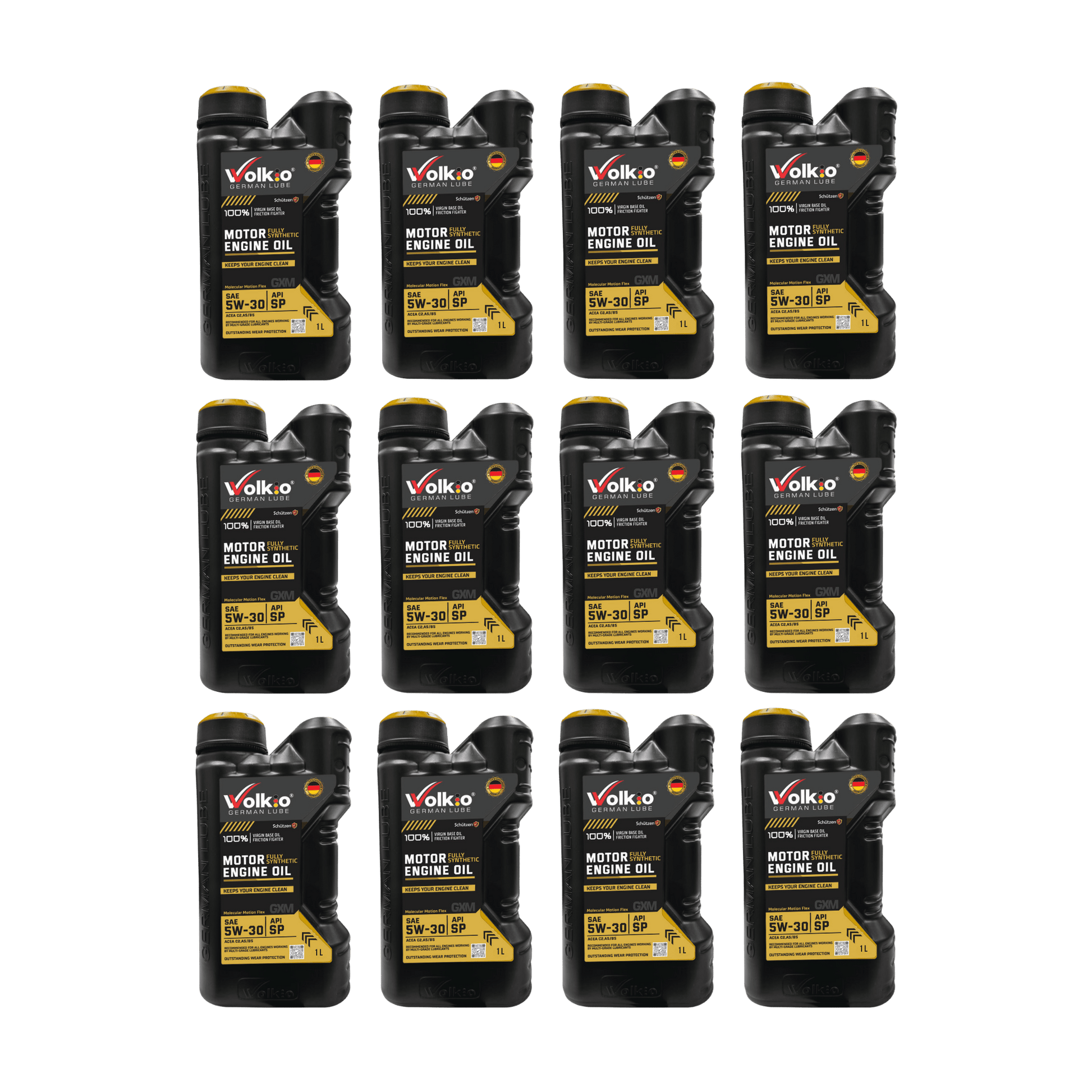 Volkio Full Synthetic 5W-30 Motor Engine Oil - API SP, ACEA C3/C2 - High-Performance Formula for Gasoline & Diesel Passenger Cars-3