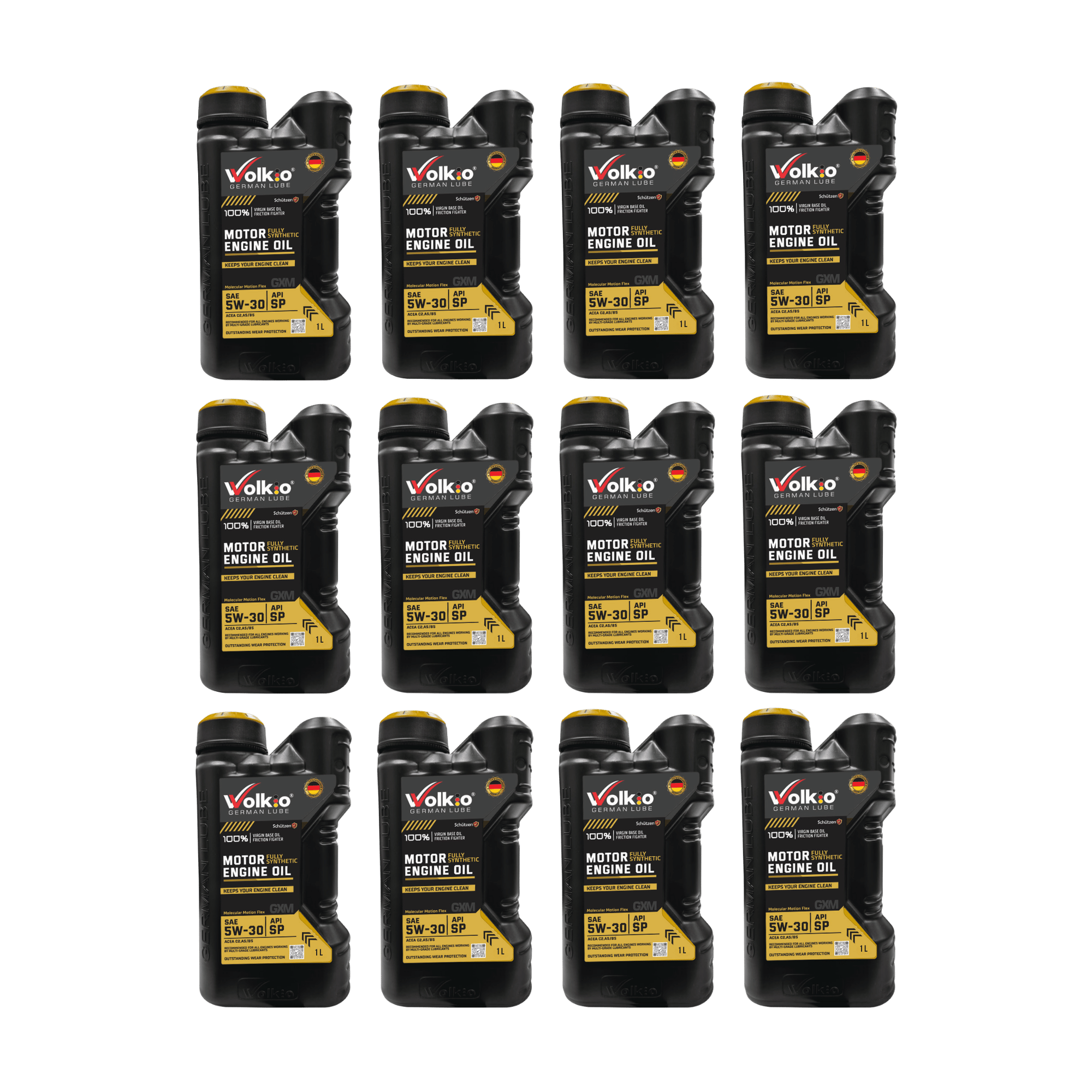 Volkio Full Synthetic 5W-30 Motor Engine Oil - API SP, ACEA C3/C2 - High-Performance Formula for Gasoline & Diesel Passenger Cars-3