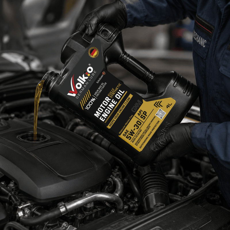 Volkio Full Synthetic 5W-30 Motor Engine Oil - API SP, ACEA C3/C2 - High-Performance Formula for Gasoline & Diesel Passenger Cars-5