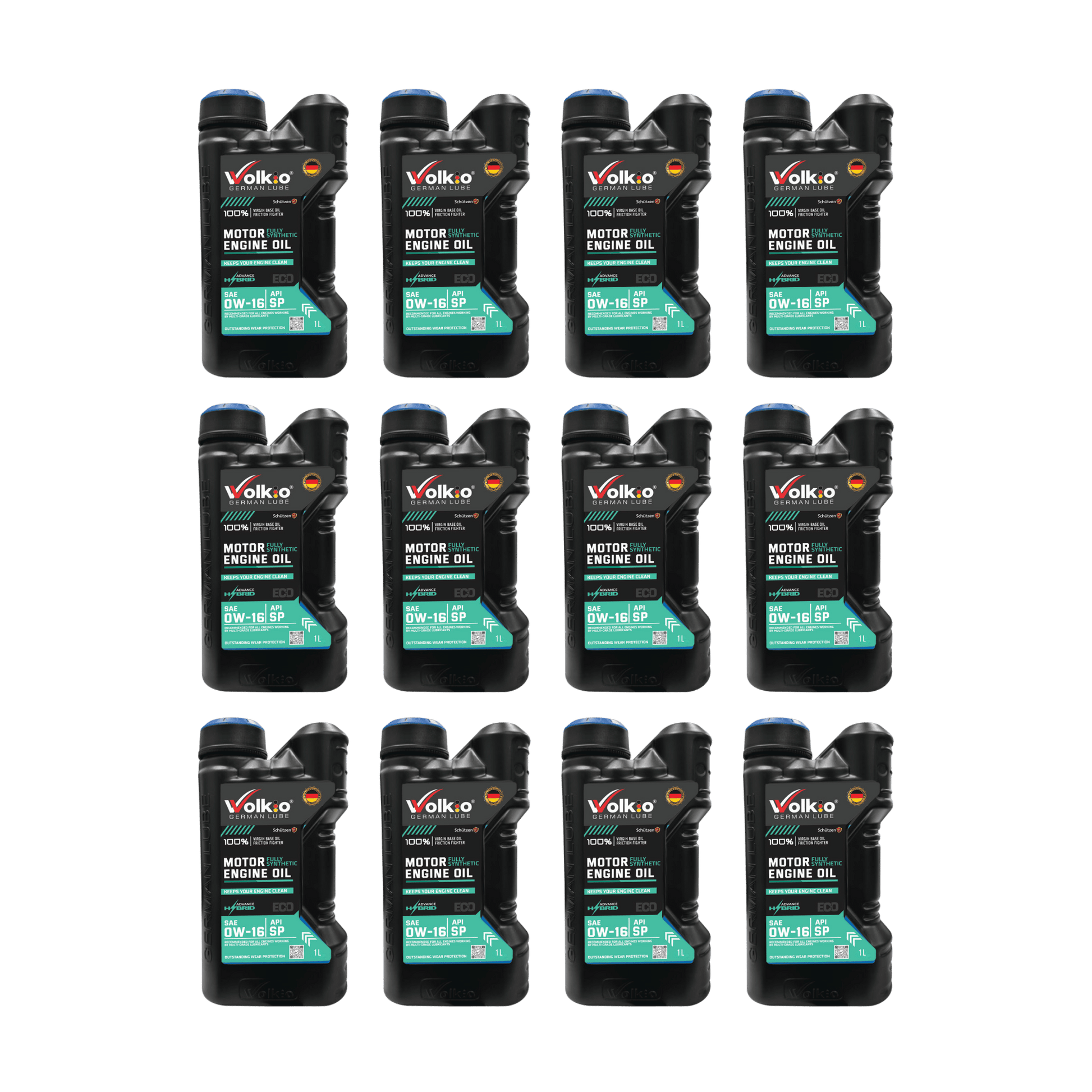 Volkio 0W-16 Full Synthetic Motor Oil, API SP & ILSAC GF-6, High-Performance Low-Viscosity Engine Oil for Petrol and Hybrid Passenger Cars-4