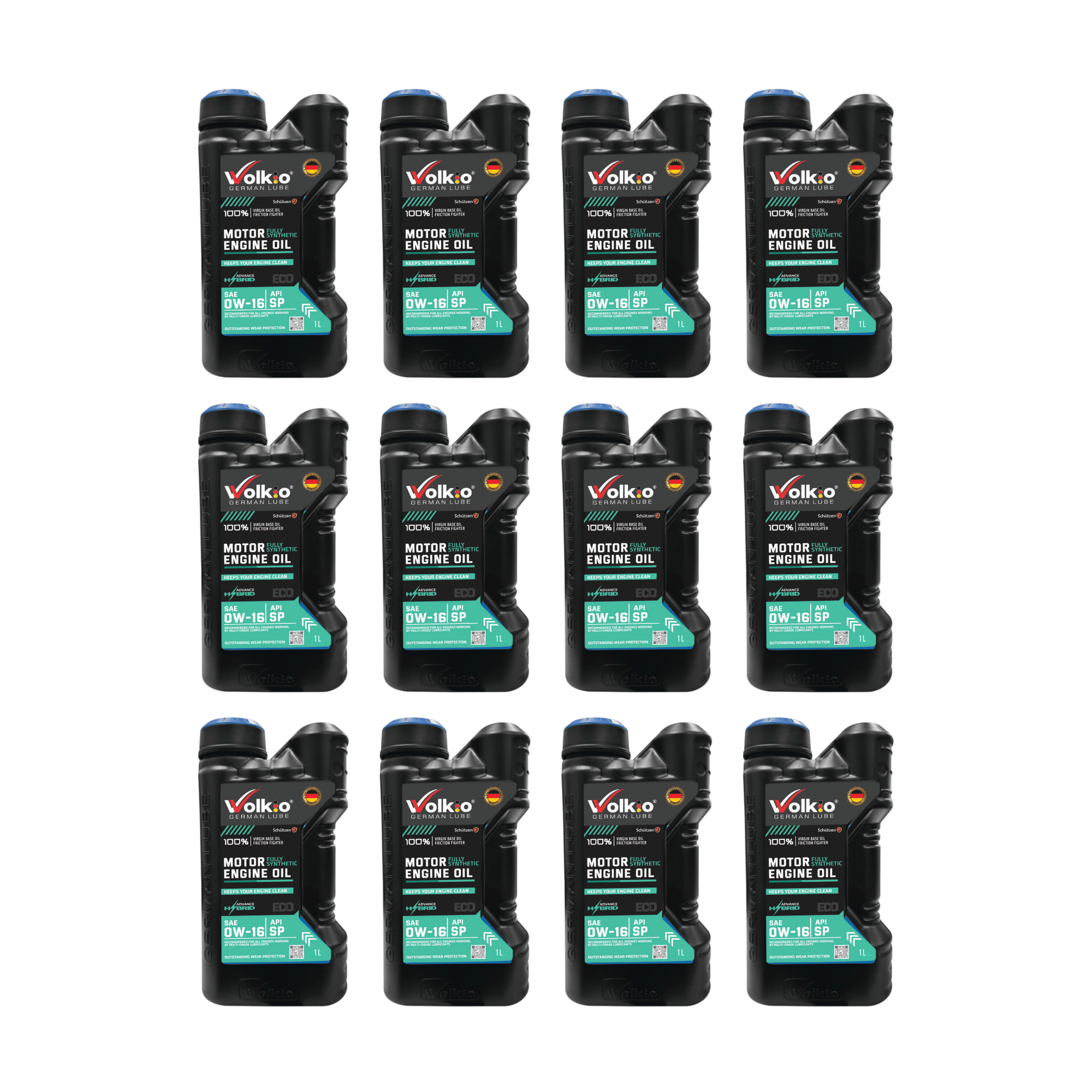 Volkio 0W-16 Full Synthetic Motor Oil, API SP & ILSAC GF-6, High-Performance Low-Viscosity Engine Oil for Petrol and Hybrid Passenger Cars-4